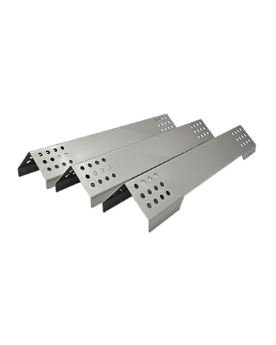 Fire World Edelstahl Brennerabdeckung Gasgrill for Rösle Videro Series, Edelstahl Aromaschienen für Rösle Videro G3, G3-S, G3-S Nero, Vario+, auch für Sansibar Brennerschutz Flavorizer Bars 3Stück