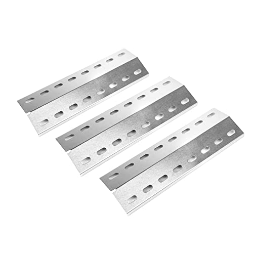 GFTIME 36,5 x 12 cm Edelstahl Universal Brennerabdeckung Heizplatte Ersatzteile für Enders Chicago 3, Enders Boston Pro 3K, Enders Boston 6 Kr Turbo, Tepro 3561, Barbecook Brahma 4.0, 3 Stück