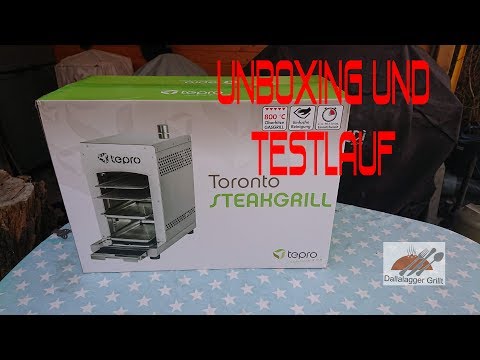 Tepro Toronto Steakgrill [ Unboxing und Testlauf ]