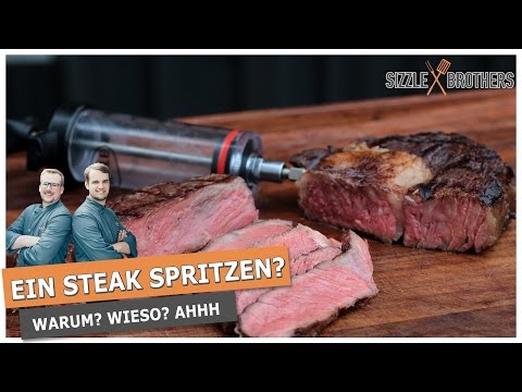 Ein Steak spritzen? - Steakmythos Salz !