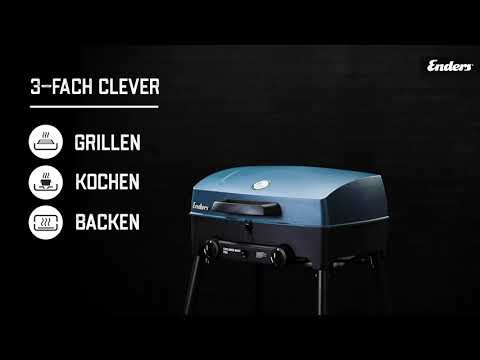 Enders EXPLORER NEXT PRO // Grillen Kochen und Backen// Campinggrill 2-Brenner