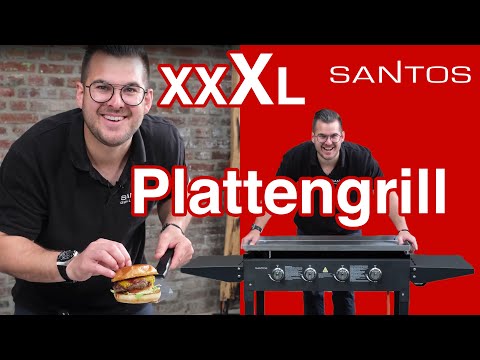 Plattengrill von SANTOS | Suomi Burger Griddle im Test | Plancha Rezepte in Anwendung