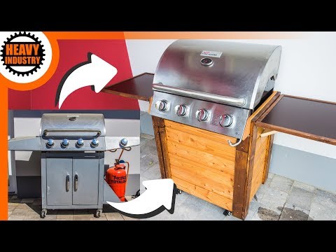 Barbecue (Gas) Grill aufarbeiten und selber bauen (Teil 1)